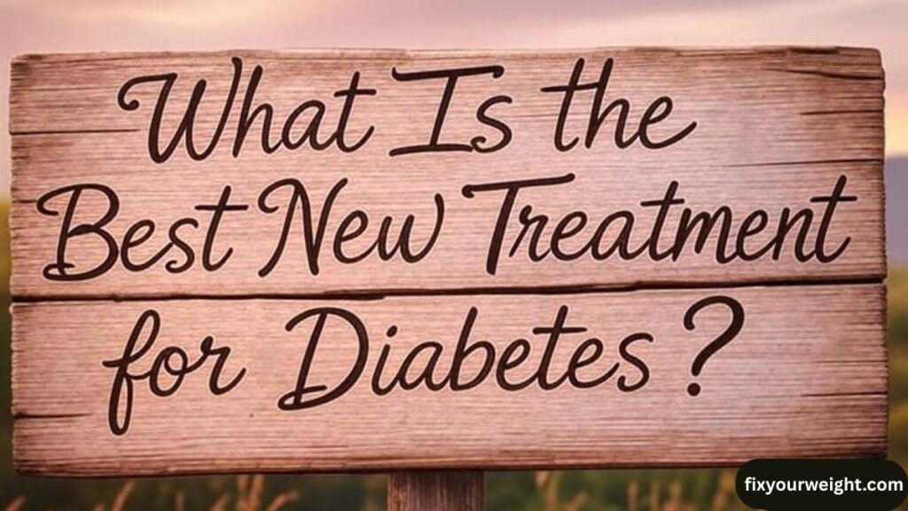 What Is the Best New Treatment for Diabetes?